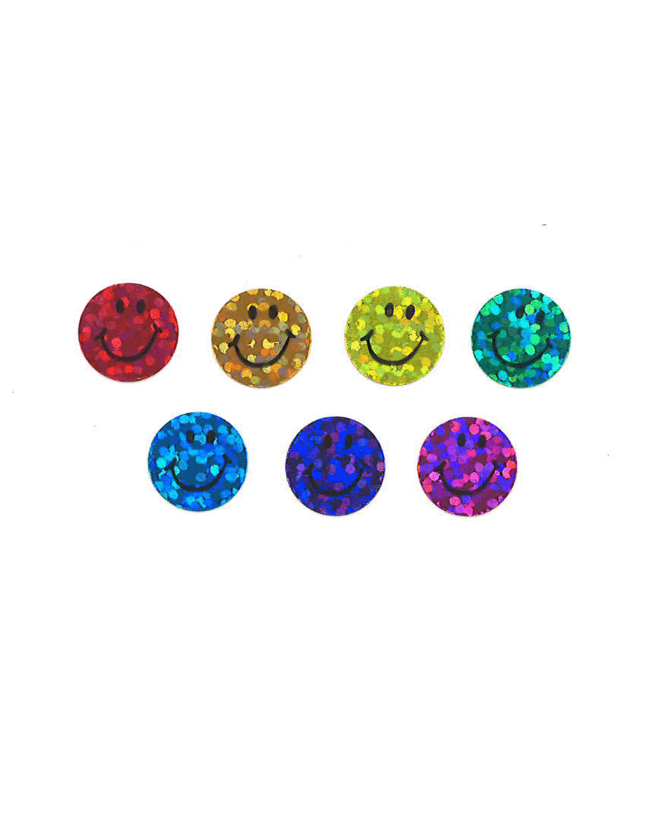 STICKER : Colorful Sparkle Smiles