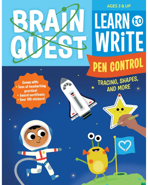 BRAIN QUEST  LEARN TO WRITE: PEN CONTROL, TRACING, SHAPES, AND MORE