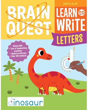 BRAIN QUEST  LEARN TO WRITE: LETTERS