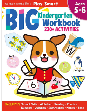 PLAY SMART BIG KINDERGARTEN WORKBOOK (Gakken Workbooks)