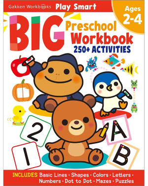 PLAY SMART BIG PRESCHOOL WORKBOOK (Gakken Workbooks)