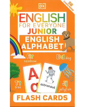 DK ENGLISH FOR EVERYONE JUNIOR: ALPHABET FLASH CARDS
