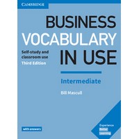 BUSINESS VOCABULARY IN USE INTERMEIATE THIRD EDITION BOOK WITH ANSWER AND EBOOK