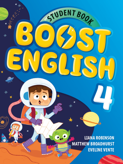 BOOST ENGLISH 4 Student Book w/Audio QR Code