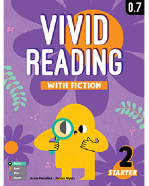 VIVID READING WITH FICTION STARTER 2 Student Book w/ Workbook and Audio QR Code