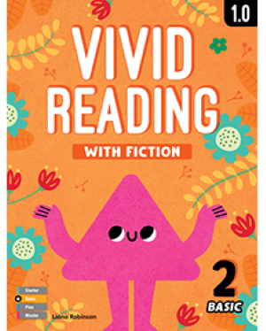 VIVID READING WITH FICTION BASIC 2 Student Book w/ Workbook and Audio QR Code