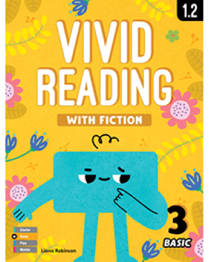 VIVID READING WITH FICTION BASIC 3 Student Book w/ Workbook and Audio QR Code