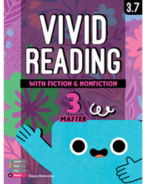 VIVID READING WITH FICTION MASTER 3 Student Book w/ Workbook and Audio QR Code