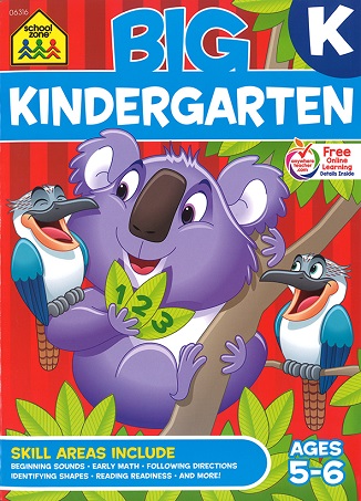 SCHOOL ZONE BIG WORKBOOK : KINDERGARTEN