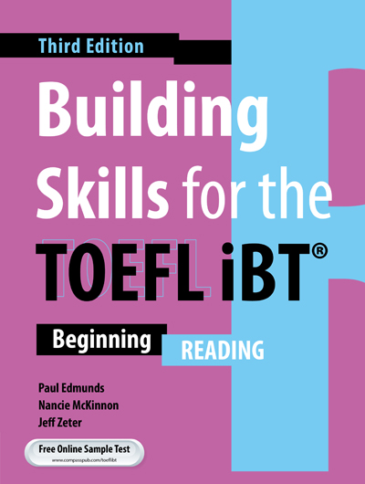 Building Skills for the TOEFL iBT 3rd Edition Reading Student Book w/ Audio QR Code