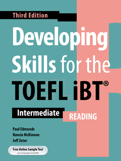 Developing Skills for the TOEFL iBT 3rd Edition Reading Student Book w/ Audio QR Code
