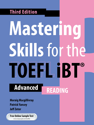 Mastering Skills for the TOEFL iBT 3rd Edition Reading Student Book w/ Audio QR Code