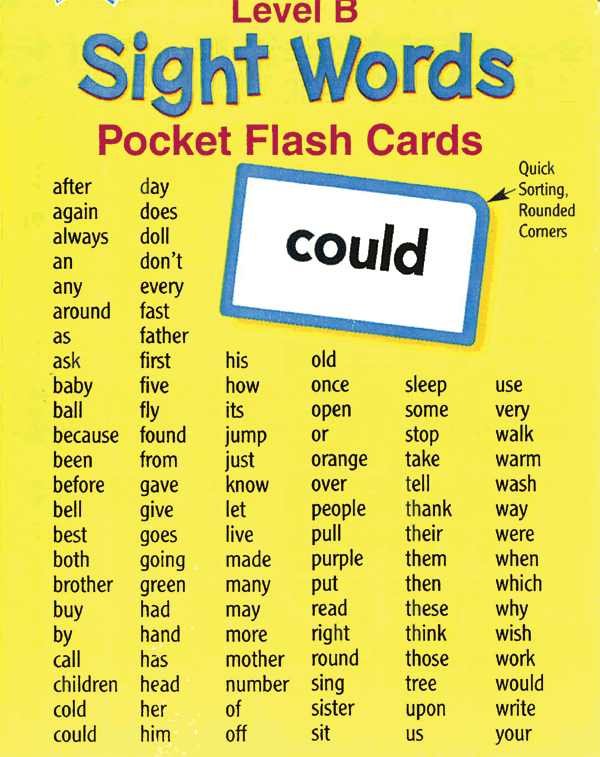 ロイヤルブックス / Trend Pocket Flash Cards Sight Words LevelB