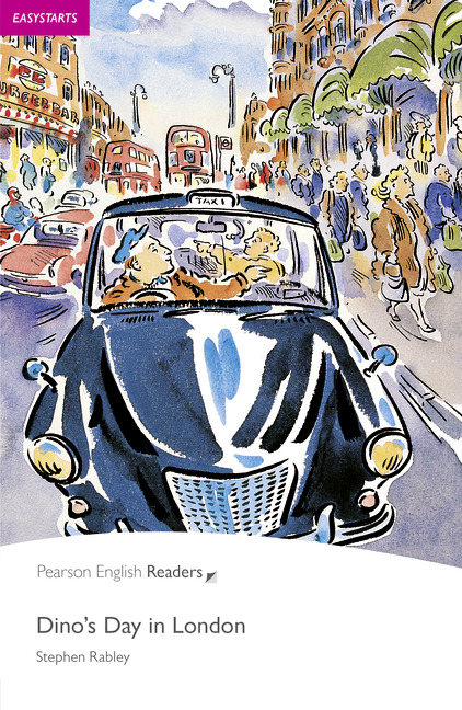 Pearson English Readers Easystarts Dino's Day in London Book with CD