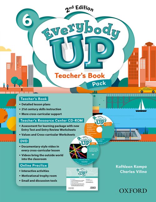 Everybody Up 2nd Edition 6 Teacher's Book Pack with DVD, Online Practice and Teacher's Resource Center CD-ROM　*絶版