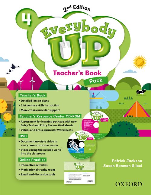 Everybody Up 2nd Edition 4 Teacher's Book Pack with DVD, Online Practice and Teacher's Resource Center CD-ROM　*絶版