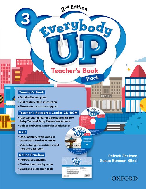 Everybody Up 2nd Edition 3 Teacher's Book Pack with DVD, Online Practice and Teacher's Resource Center CD-ROM　*絶版