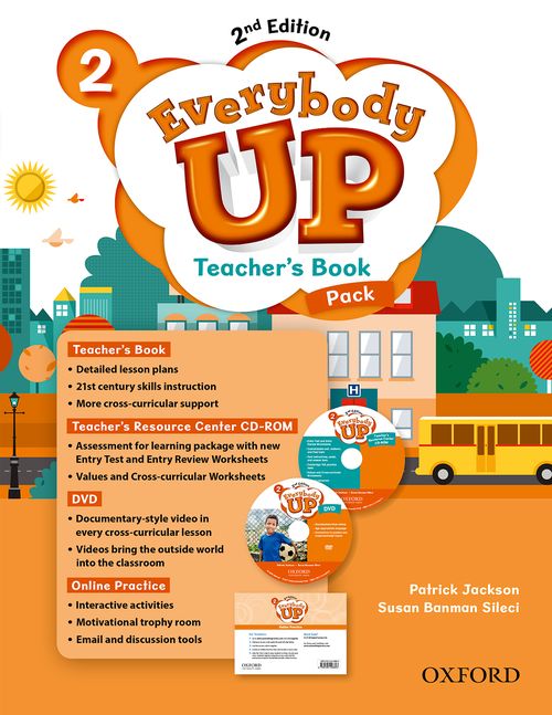 Everybody Up 2nd Edition 2 Teacher's Book Pack with DVD, Online Practice and Teacher's Resource Center CD-ROM　*絶版