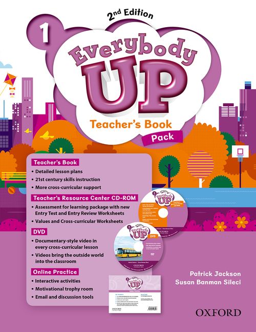 Everybody Up 2nd Edition 1 Teacher's Book Pack with DVD, Online Practice and Teacher's Resource Center CD-ROM　*絶版