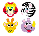 STICKER : Zoo Animals
