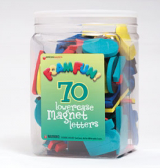 Foam Fun Lowercase Magnet Letters