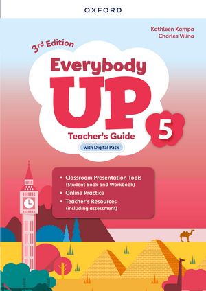 Everybody Up: 3rd Edition 5 Teacher's Guide with Digital Pack