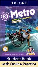 METRO 2ND EDITION LEVEL 3  STUDENT BOOK & WORKBOOK WITH ONLINE PRACTICE