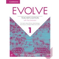EVOLVE LEVEL 1 TEACHER'S EDITON WITH TEST GENERATOR