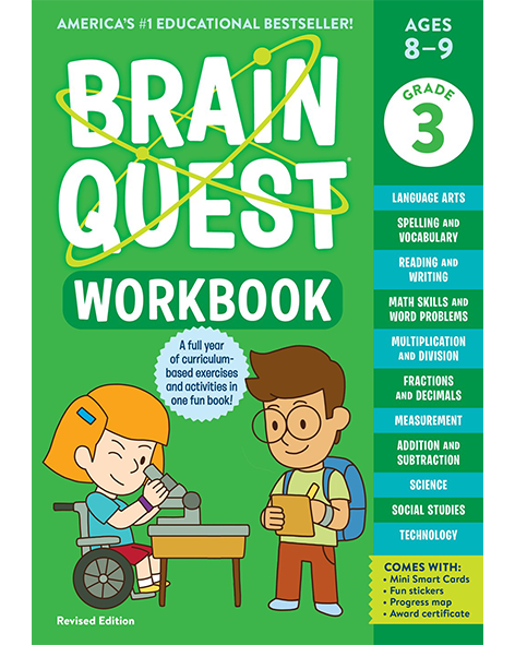 BRAIN QUEST WORKBOOK : GREAD 3 Revised Edition